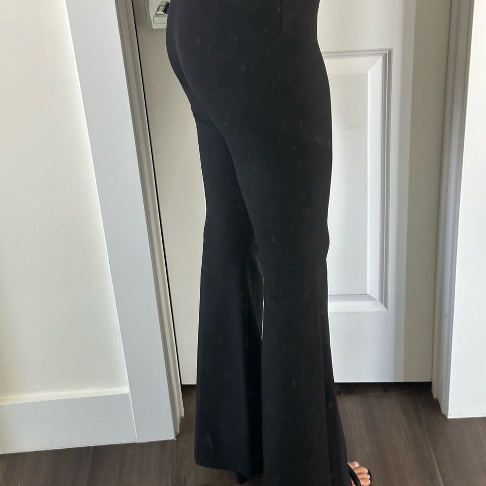 Black Flared Pants